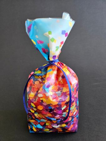 Fastnachtsbeutel Konfetti gross