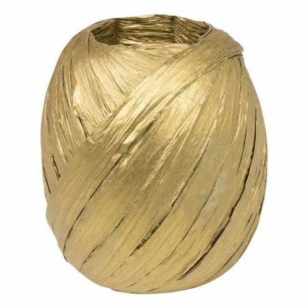 Geschenkband Papier - Gold 7mm