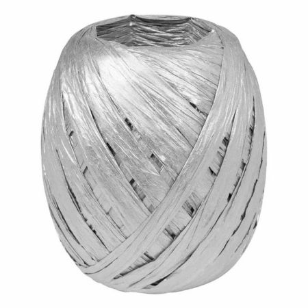Geschenkband Papier - Silber 7mm