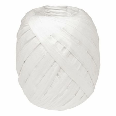 Geschenkband Papier - Weiss 7mm