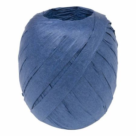 Geschenkband Papier - Blau 7mm