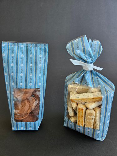 Kreuzbodenbeutel - Edelweiss